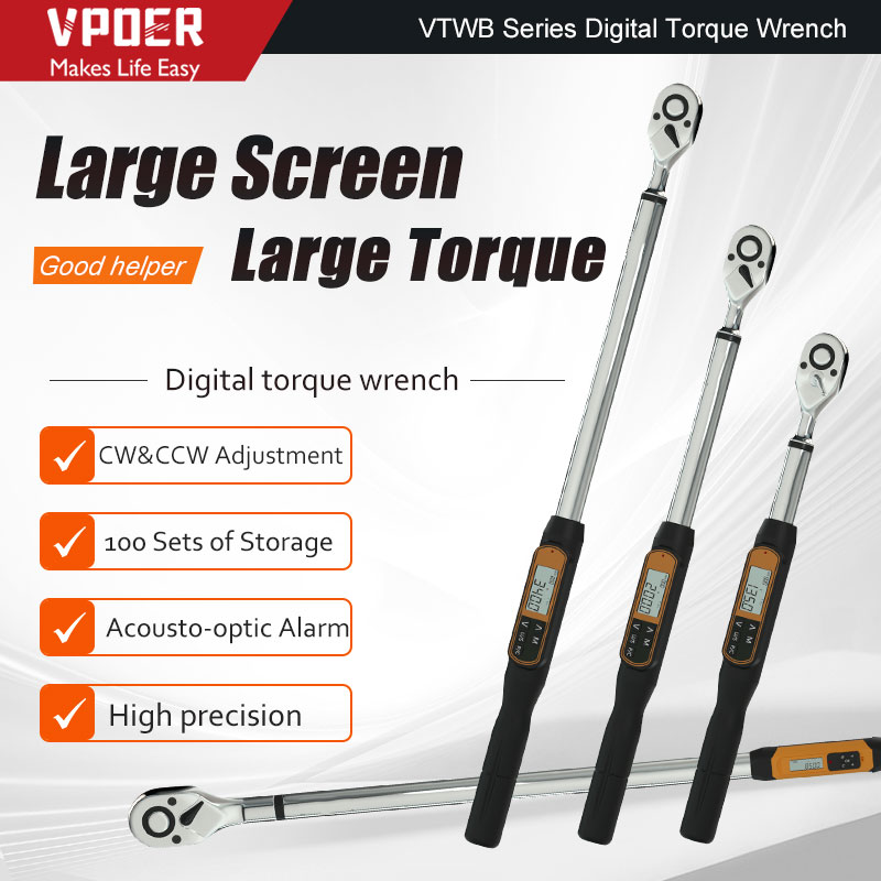3/8 135Nm,1/2 inch 200Nm 340Nm - đánh giá và giá Digital Torque Wrench 1/2 Inch 200Nm