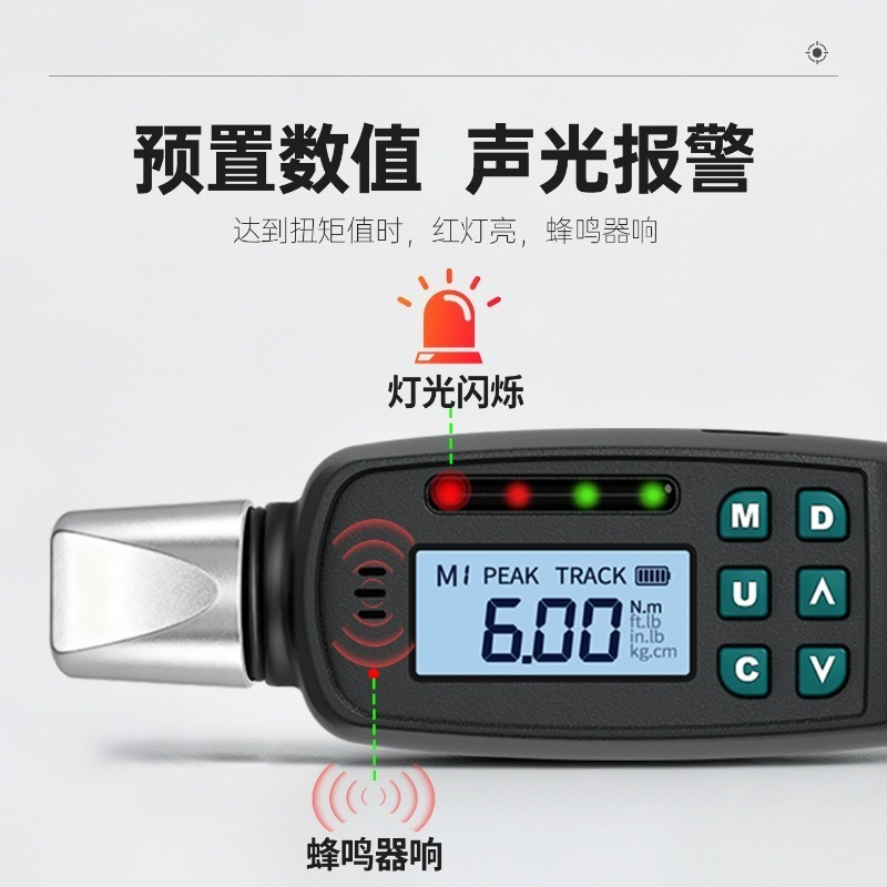 Digital Display Torque Wrench  - đánh giá và giá Interchangeable Head Torque Wrench Open