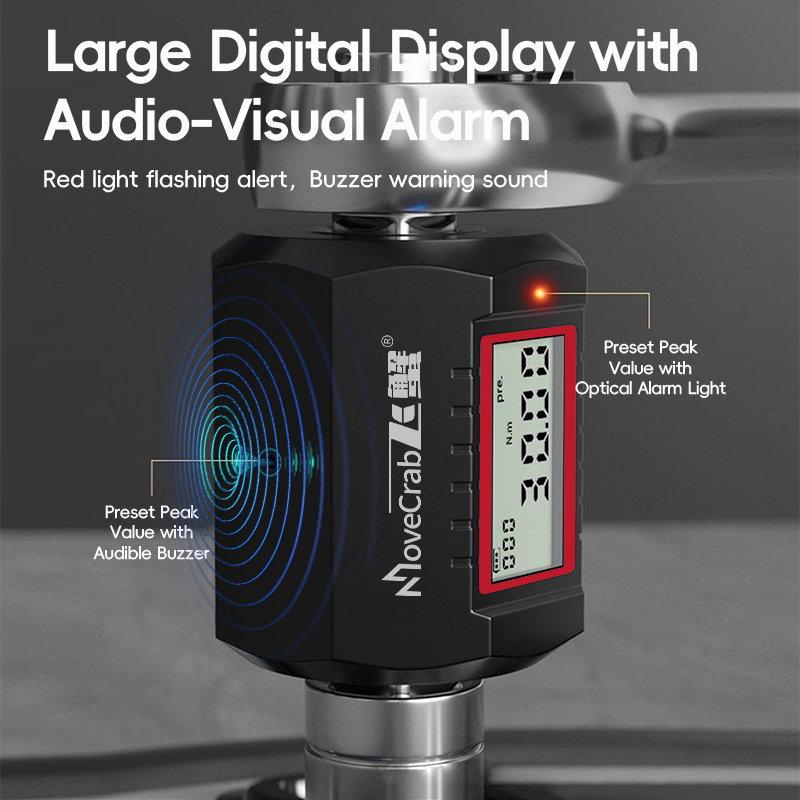 MoveCrab Digital Torque Adapte - đánh giá và giá Electronic Torque Adapter 3/8 1/2 Digital
