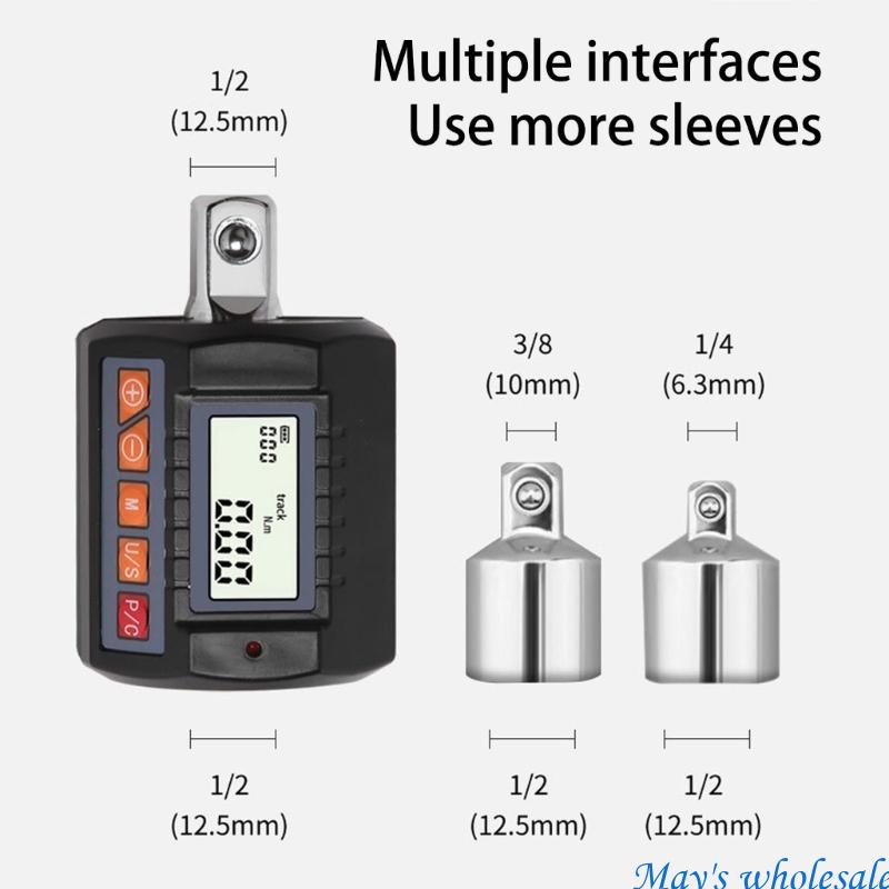 Máy đo mô-men xoắn kỹ thuật số - đánh giá và giá Electronic Torque Adapter 3/8 1/2 Digital