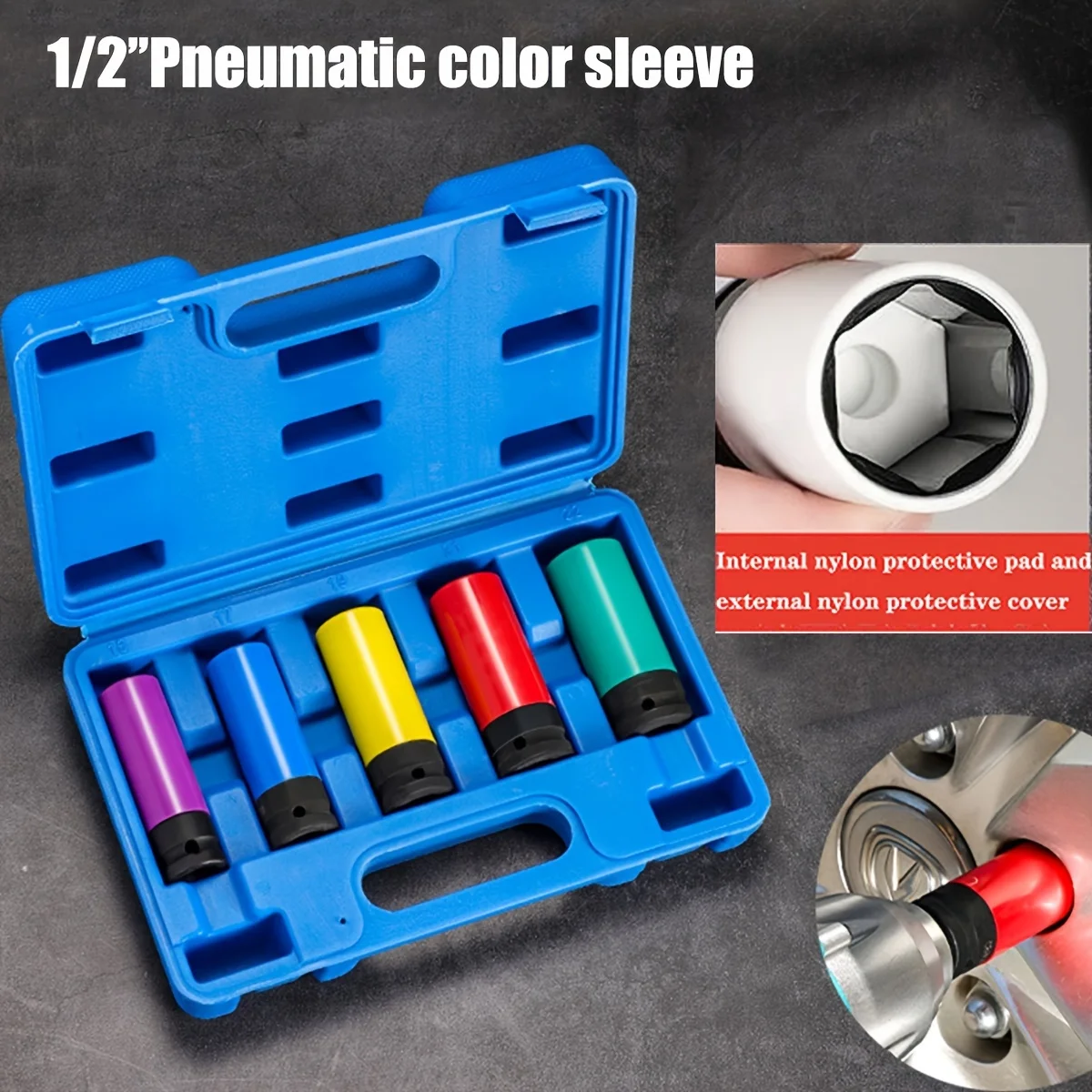 1/2- Inch Drive Wheel Protecto - đánh giá và giá Impact Socket Thin Wall Deep Metric Set