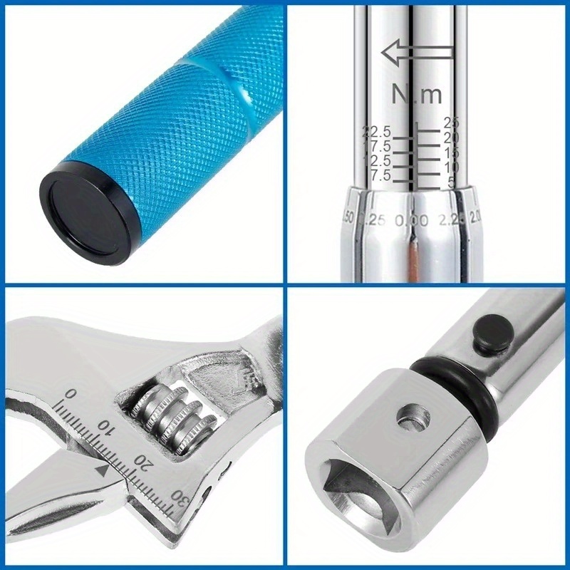 1Pc Adjustable Bike Torque Wre - đánh giá và giá Interchangeable Head Torque Wrench Open