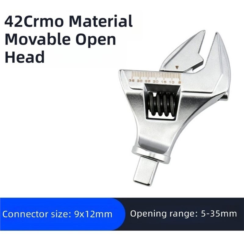 A21Q -9X12 Torque Wrench Head  - đánh giá và giá Interchangeable Head Torque Wrench Open